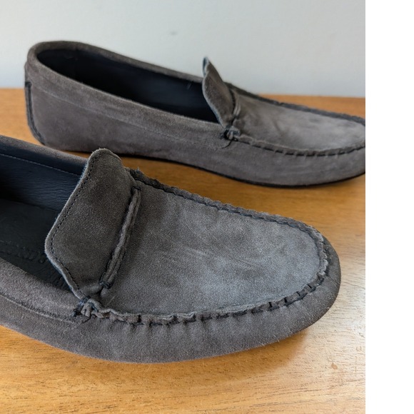Allen Edmonds Super Sport Grey Suede Driving Loafers Mens 10.5 D 5432 main image 13